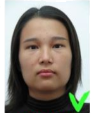 Kazakhstan visa photograph example