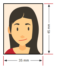 Russian passport photograph example